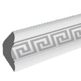Плинтус FK-4502 (жемчуг) 2,0м 34х34мм экструзионный Флекс (105)
