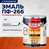 Эмаль ПФ-266 алкидная красно-коричневая  5,0кг Олеколор (4)