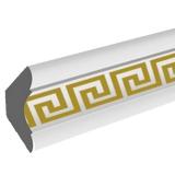 Плинтус FK-4502 (золото) 2,0м 34х34мм экструзионный Флекс (105)