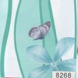 8268 (бирюз. бабочка) пленка самокл. 0,45*8м D&B (20)
