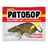 Средство против грызунов (тесто/брикет) Ратобор  50гр (100)