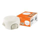 Коробка распаячная фарфоровая D7,8х4,5см белая TDM (60)*