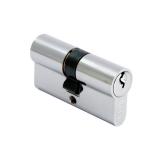 Цилиндровый механизм А 60mm (25+10+25) CP хром 3 английских ключей АЛЛЮР (50/10)