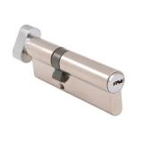 Цилиндровый механизм с вертушкой DL-02/01 90mm (30+10+50) СР перекод.5+2 перф. ключей АЛЛЮР (40/10)