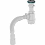 Сифон для умывальника 1 1/2х40 с гибкой трубой 40х40/50 Aquant (30) B0115-30-MR