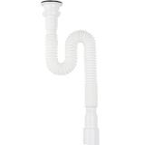 Сифон гофрированный 1 1/2х40/50 с пластик. реш. (575-1255мм) Aquant (55) PF113-55-MR
