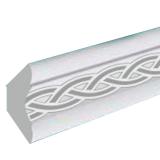 Плинтус FK-4515 (жемчуг) 2,0м 34х34мм экструзионный Флекс (105)