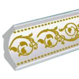 Плинтус FK-4118 (золото) 2,0м 38х38мм экструзионный Флекс (100)