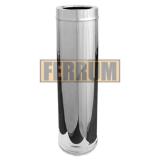 Труба-сэндвич 1м 430/0,8 мм нерж+нерж Ф150/210 FERRUM (1)