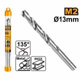 Сверло по металлу 13,0x151х101мм, М2 HSS INGCO DBT1111301 INDUSTRIAL