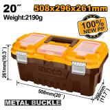 Ящик для инструмента пластиковый 220х436х205 мм INGCO PBX2002