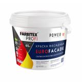 Краска фасадная силикон самоочищающаяся высокопрочная база А 2л/3кг EuroFacade Фарбитекс Профи (6)