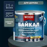 Краска для деревянных фасадов и интерьеров Байкал северное небо 2,5л Фарбитекс Профи WOOD EXTRA (4)