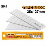 Лезвие 25 мм сегментированные 10 шт INGCO HKNSB2501