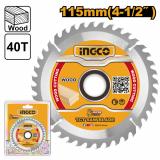 Диск пильный для УШМ по дереву 115*22.23+16 48Т INGCO TSB111555 INDUSTRIAL (УШМ)
