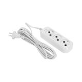 Удлинитель  3 гнезда 5м 2х075мм² б/з белый PROconnect