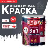 Грунт-эмаль по ржавчине графит RAL 7024  4,0кг Олеколор (4)