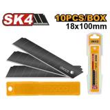 Лезвие 18 мм сегментированное 10 шт INGCO HKNCB181 INDUSTRIAL