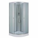 Душевая кабина 90x90x210 KNOIS KN981 проф серебристый матовый алюминий, низкий поддон (3)