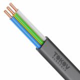 Кабель ВВГнг(А)-LS 3*4,0 ок(N, PE)-0,66 ГОСТ (100м) TOKOV ELECTRIC