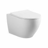 Унитаз подвесной Knois KN9311000 безободковый смыв Торнадо микролифт 50,5*36*36см (без инсталляции)*