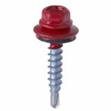 Саморез кровельный 5,5*19 красные RAL 3005 (250шт)