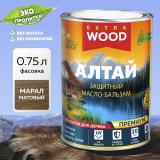 Масло-бальзам универсальный деревозащитный АЛТАЙ База А Марал 075 л(8)  WOOD EXTRA