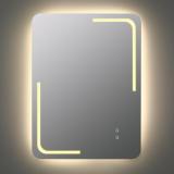 Зеркало для ванной 60*80 см LED подсветка антизапотевание прямоугольное KN-1013A80/60 KNOIS (6)