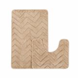 Коврик для ванной набор 60*90/60*45 см зигзаг BZ-ST269-1 Baizheng (1/30)