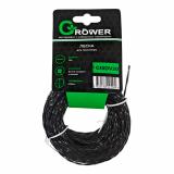 Леска для триммера GROWER (диаметр 2,0мм / ВИТОЙ КВАДРАТ С ЖИЛОЙ / длина 15м) (240)