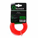 Леска для триммера GROWER (диаметр 2,0мм / КРУГ / длина 15м) (240)
