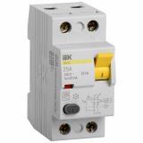 УЗО 2х-полюсное 16А 25А 30мА ВД1-63 2Р IEK