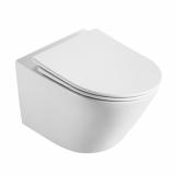 Унитаз подвесной Knois KN9700200 безободковый смыв Торнадо микролифт 50*36*35см (без инсталляции)