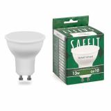 Лампа светодиодная GU10  13Вт белый теплый 2700К SAFFIT (10/200)