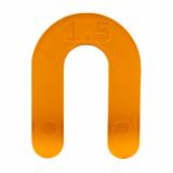 Подковы дистанционные (1,5 мм) 50 шт. оранжевые