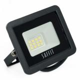 Прожектор светодиодный  10Вт 6400K 900Lm AC230V/50Hz IP65 84х66,5х27,5мм черный SAFFIT (30)