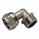 Уголок L16х3/4 цанга/штуцер (120/10) AQUALINK