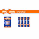 Батарейка AAA Мизинчиковая 1,5V R03  4 шт WADFOW WJX1K07