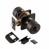 Ручка защелка DK772/BL BL-BK (фик.) черный (Блистер)
