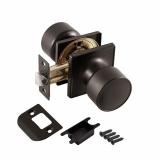 Ручка защелка DK772/BL BL-PS (без фик.)черный (Блистер)